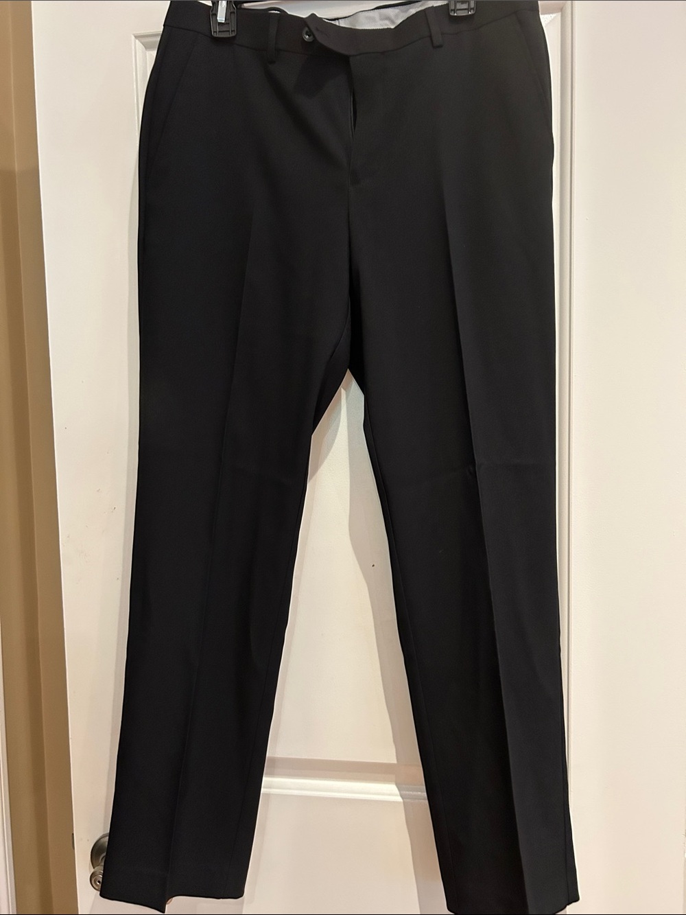 Men's Michael Kors Black Dress Pants - Classic Straight Fit